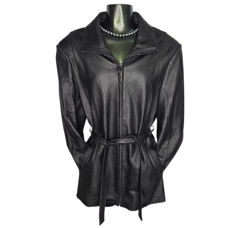 Giacca pelle nera - giacca,