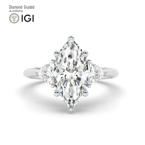 Anello trilogy diamante - trilogy,