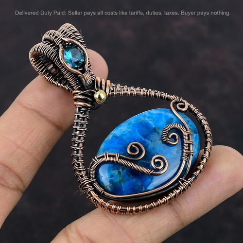 Ciondolo neon apatite naturale - neon,