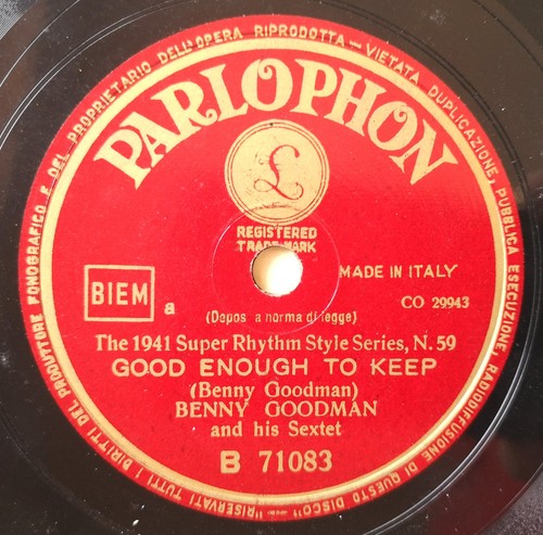 Benny goodman sextet good - benny, –