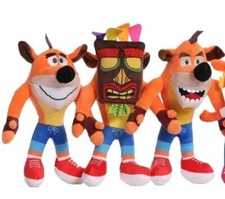 Peluche Crash Bandicoot Lotto Di 3 Coniglio Doudou Collezione Giochi Video Dolls