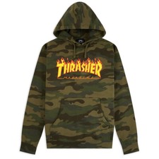 Thrasher flame camo - thrasher, hoodie