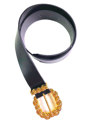 Zara cintura oro nera vegan - -,