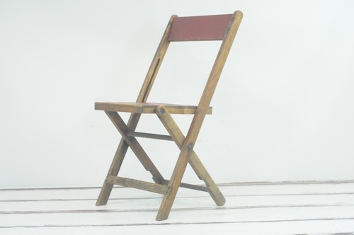 Sedia pieghevole vintage