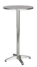 MOIBT02 TAVOLO ALTO diam.60 x h. 110 cm BORDO ARROTONDATO  bar ristoranti