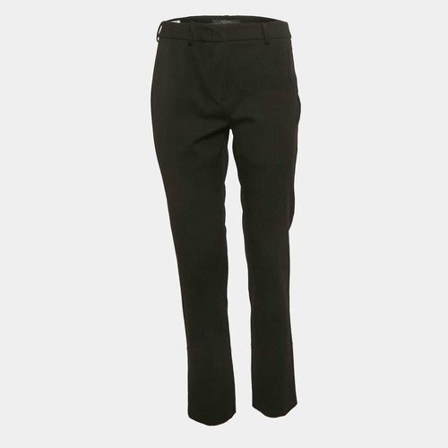 Pantaloni gabardina nera - pantaloni, in