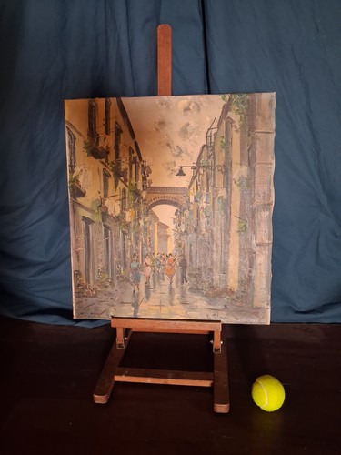 Dipinto quadro olio tela - olio, su