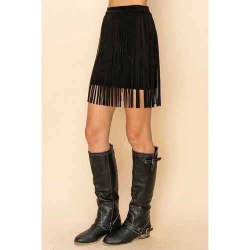 Minigonna ecopelle vocal - in,