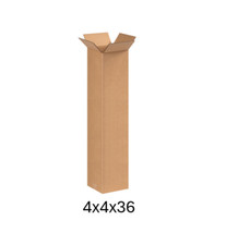 SCATOLA DI CARTONE 4" x 4" x
