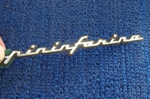 Scritta badge pininfarina - badge,