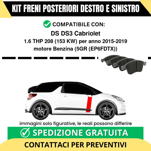 Pastiglie freno posteriori - pastiglie,