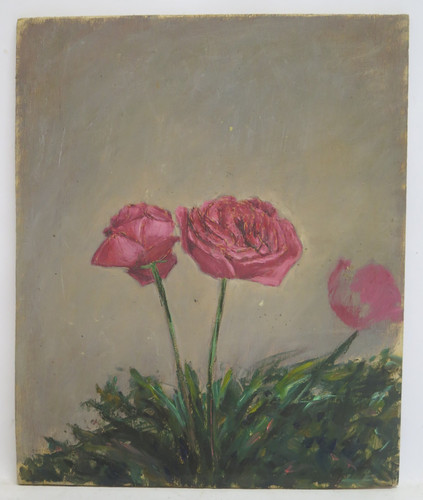 Dipinto olio fiori - olio, rose