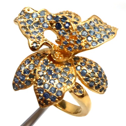 Anello con tormalina blu - anello, in