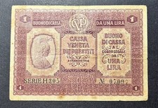 1  LIRA  BUONO DI CASSA VENETA