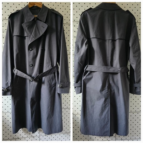 Trench coat uomo grigio