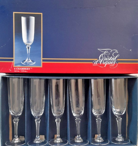 Cristal arques flûtes a - d'arques, 6