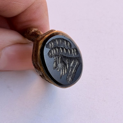 Anello antico romano - , intaglio