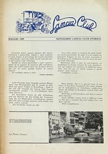 LANCIA CLUB NOTIZIARIO MAGGIO
