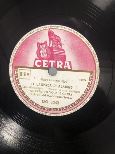 Giri quartetto cetra canta - 78,