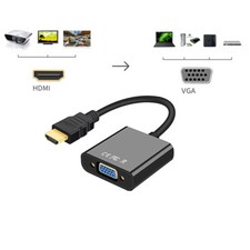 Convertitore da Hdmi maschio a VGA femmina adattatore cavo per pc monitor hd tv