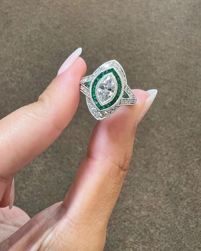 Anello art decò - anello,