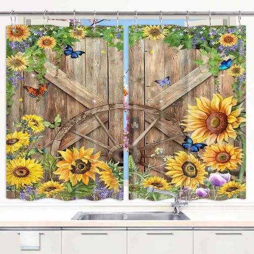 Tende farfalla girasole set - a,