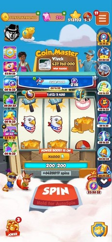 Coin master account available - coin,