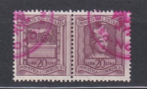 Italia 1956 marca da - -,