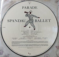 Spandau ballet Parade picture disc vinile 1984