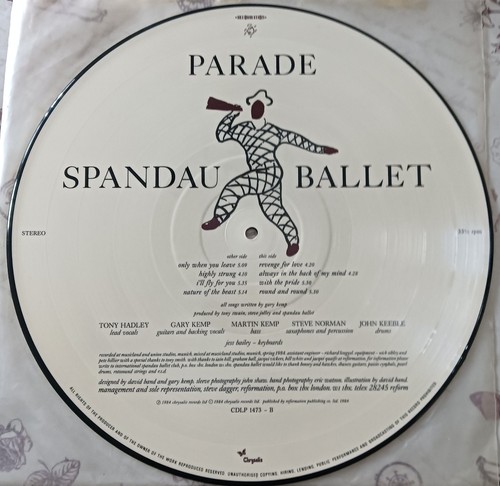 Spandau ballet parade picture - spandau,