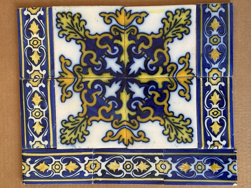 Decorazione piastrelle vintage - piastrelle,