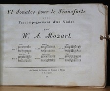 Mozart, VI Sonate per