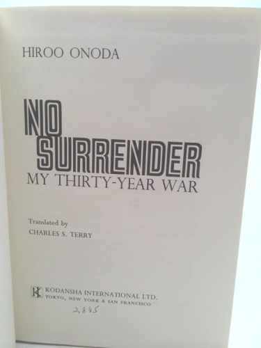 Surrender thirty year - no, my