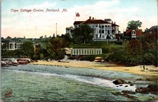 Cartolina Cape Cottage Casino a Portland, Maine