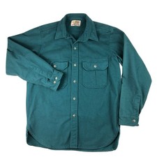 Camicia Cabelas vintage pelle