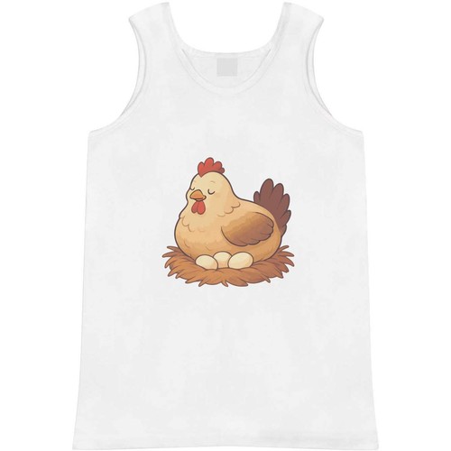 Hen sitting nest - 'hen, nest'
