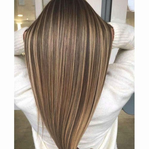 Parrucca lunga lisci capelli