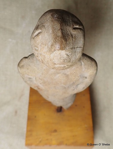 Statuetta argilla - statuetta, in