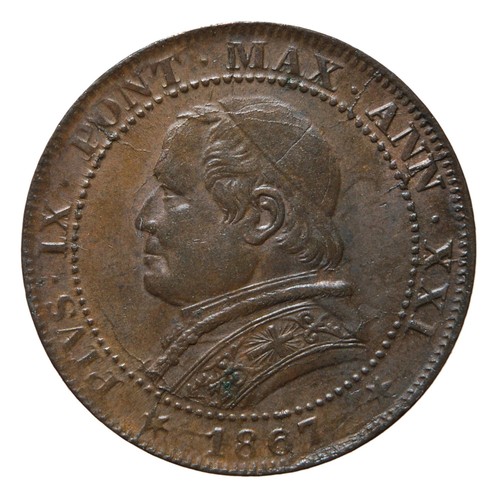 Soldo 1867 tipo roma - tipo,
