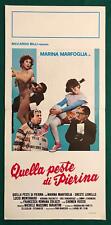 LOCANDINA ORIGINALE QUELLA PESTE DI PIERINA CARMEN RUSSO MARINA MARFOGLIA OTTIMA