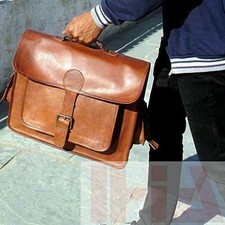 Borsa Uomo Laptop Vera Pelle Vintage Messenger Uomo Business Valigetta Borsello