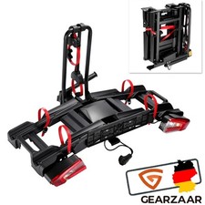 Portabici per 2 Biciclette / 2 Bici Elettriche Portapacchi Posteriore Pieghevole Chiudibile