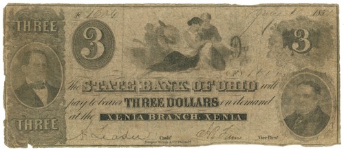 1851 state bank - state, xenia