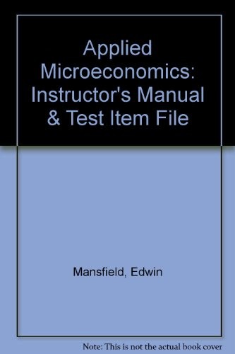 Applied microeconomics - applied,