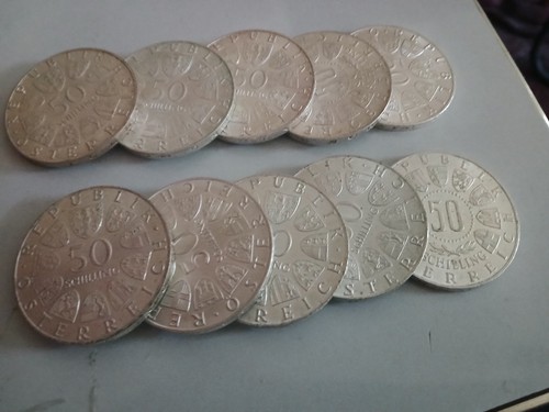Lotto monete argento austria - argento,