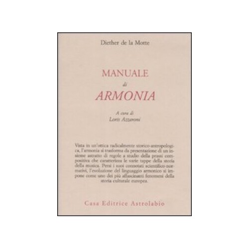 Libro manuale armonia - manuale,