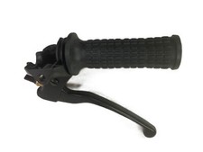 Gas control knob brake lever