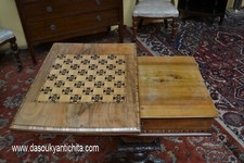 Antico tavolino da gioco/lavoro stile inglese regency