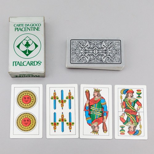 Carte gioco piacentine - carte,