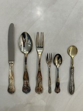 Servizio posate d'argento 800